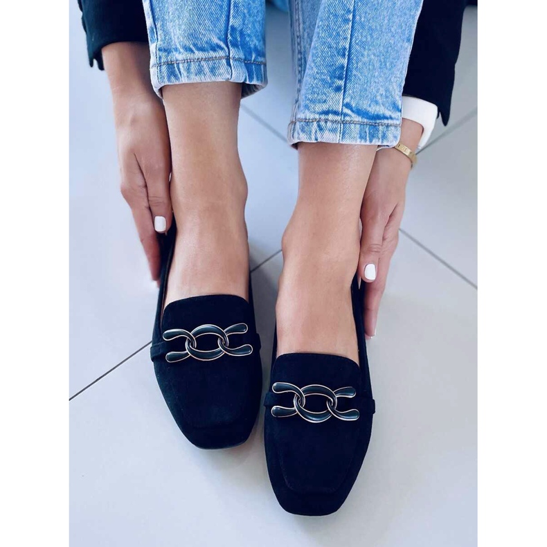 PA1 Mocassini da donna Carla Black nero 1