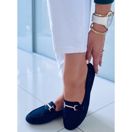 Mocassini da donna Kubra Navy blu 1