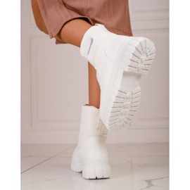 Doposci da donna con velcro Shelovet bianco 1