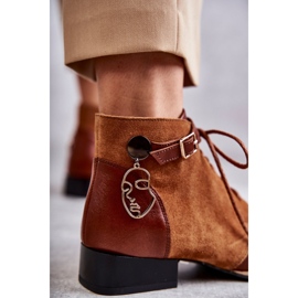 Stivali in pelle da donna Maciejka 5743A-29 Marrone 1