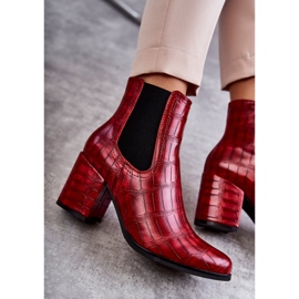 PL4 Stivali Snake Ecopelle La.Fi 260038R-XC Rosso 2