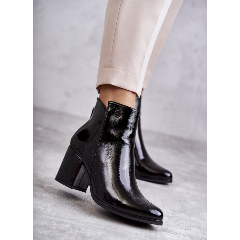 PL4 Stivali Laccati da Donna La.Fi 260039B-LA Nero 1