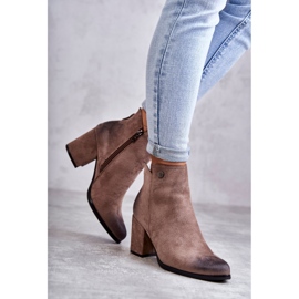 PL4 Stivaletti in camoscio da donna La.Fi 260039DTA-SU Beige 1