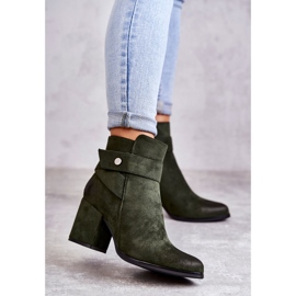 PL4 Stivaletti in camoscio da donna La.Fi 260041BGR-SU Verde 1