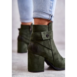 PL4 Stivaletti in camoscio da donna La.Fi 260041BGR-SU Verde 2