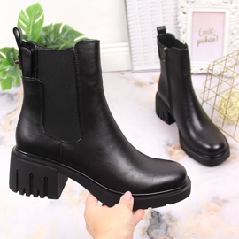 Stivali neri da donna Stivali Jodhpur, isolati neri Filippo PAW375 nero 1