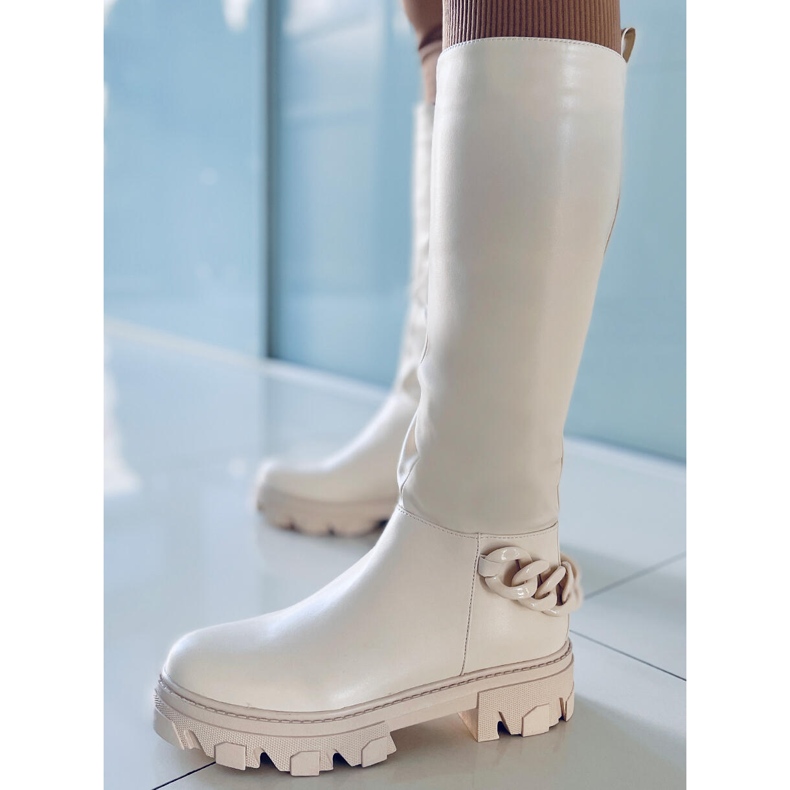 Stivali da equitazione di Haylie Beige 1