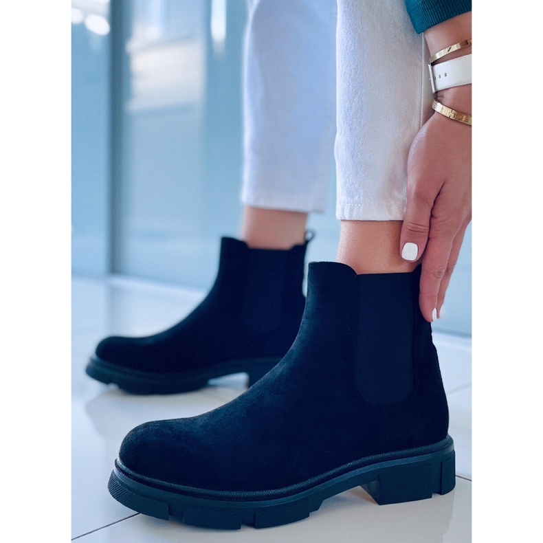 Stivaletti Chelsea da donna Lester Black nero 1