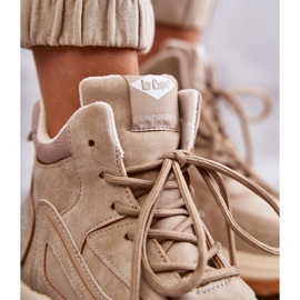 Scarpe da trekking sulla piattaforma Lee Cooper LCJ-22-44-1352L Beige 2