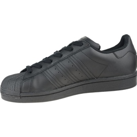 Scarpe Adidas Superstar Jr FU7713 nero grigio 1