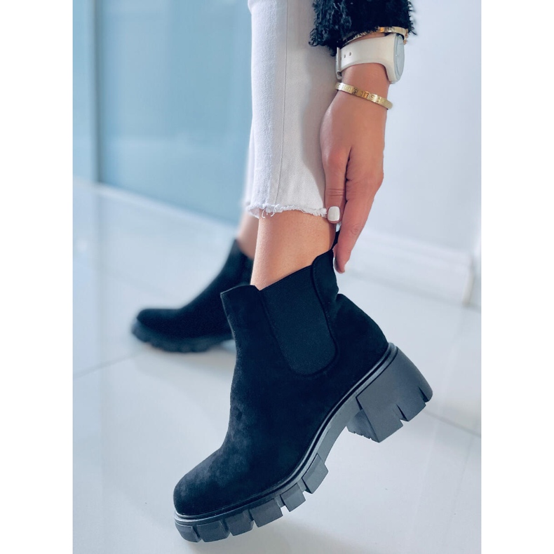 Stivaletti Chelsea da donna Aime Nero 1