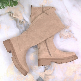 Stivali caldi da donna beige worky eVento EVE369B 1