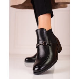 Stivali da donna Jodhpur tacco Vinceza nero 2