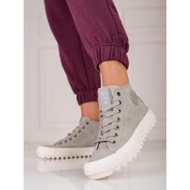 Sneakers Big Star EE274114 da donna grigio 1