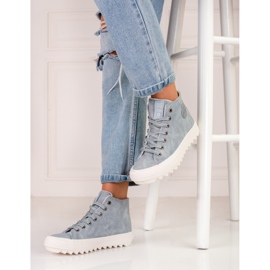 Sneakers Big Star EE274115 da donna blu 2