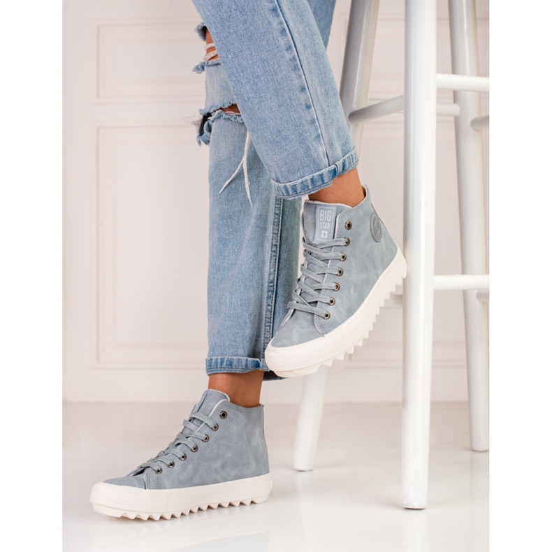 Sneakers Big Star EE274115 da donna blu 2