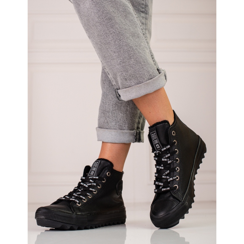 Sneakers Big Star EE274110 da donna nero 1