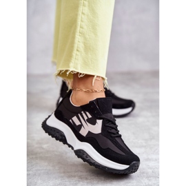 Vinceza Scarpe sportive da donna legate Tolea nere nero 1