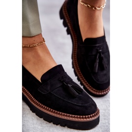 Vinceza Scarpe in pelle scamosciata da donna sulla piattaforma Unni nera nero 2