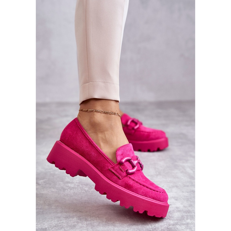 Vinceza Scarpe Scamosciate Da Donna Sulla Piattaforma Rosa Gunn 1