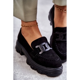Vinceza Scarpe in pelle scamosciata da donna sulla piattaforma Janne nera nero 2