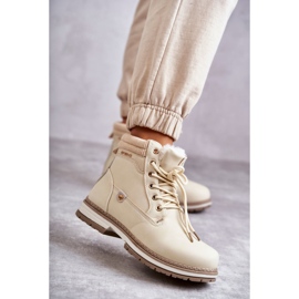 PE1 Stivali caldi da donna Trappers Beige Liv 2