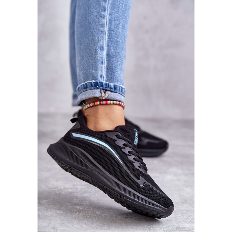Scarpe sportive da donna alla moda Sneakers nere Ida nero 1