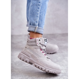 Stivali caldi da donna Lee Cooper LCJ-22-01-1373 grigio 2