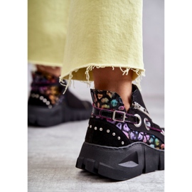 Stivali Maciejka in pelle con macchie 05660-20 neri nero multicolore 2