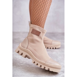Stivali da donna in tessuto Nicole 2703 Beige 1
