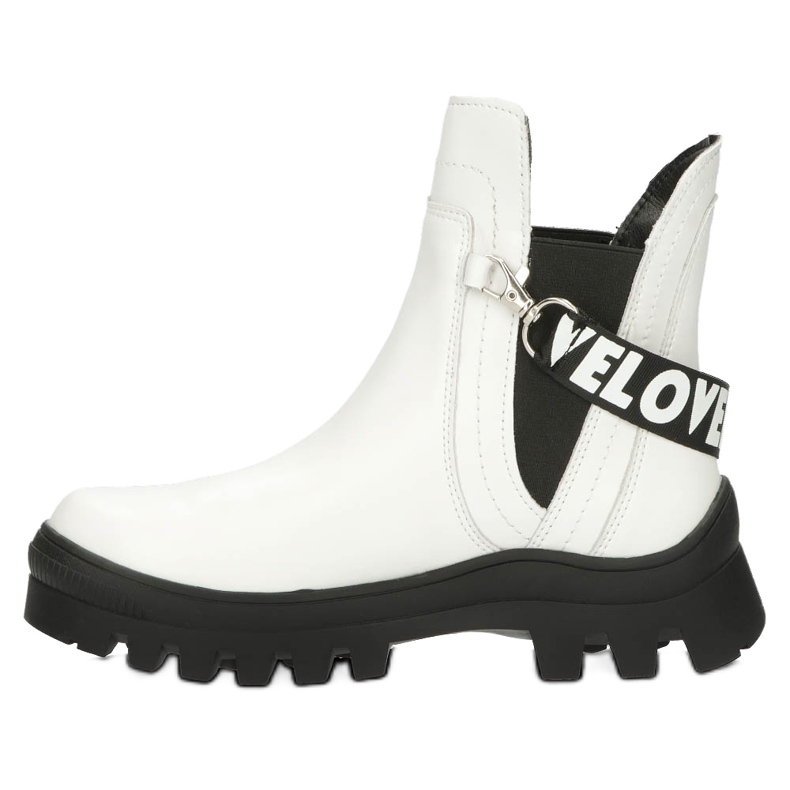 Stivali da donna da donna -up stivali filippo dbt3927 bianco 2
