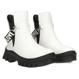 Stivali da donna da donna -up stivali filippo dbt3927 bianco 3