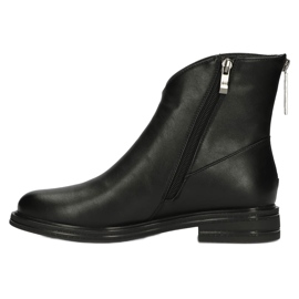 Stivaletti in pelle Stivali Jodhpur Filippo DBT4077 nero 2