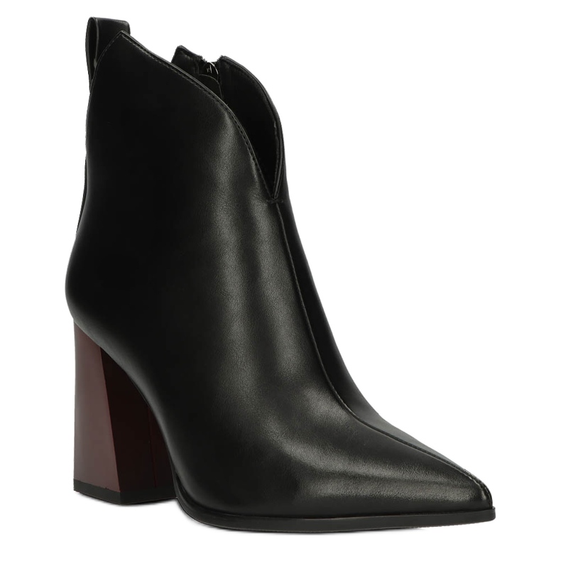Stivale alla moda su palo Filippo DBT4042 Nero 1