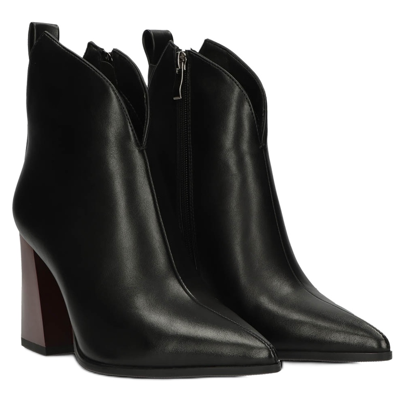 Stivale alla moda su palo Filippo DBT4042 Nero 4