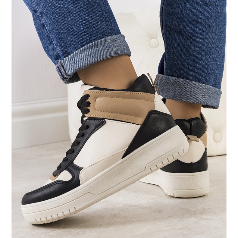 Sneakers nere di Adite nero 1