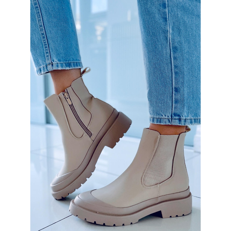Stivali Jodhpur beige Carey 2