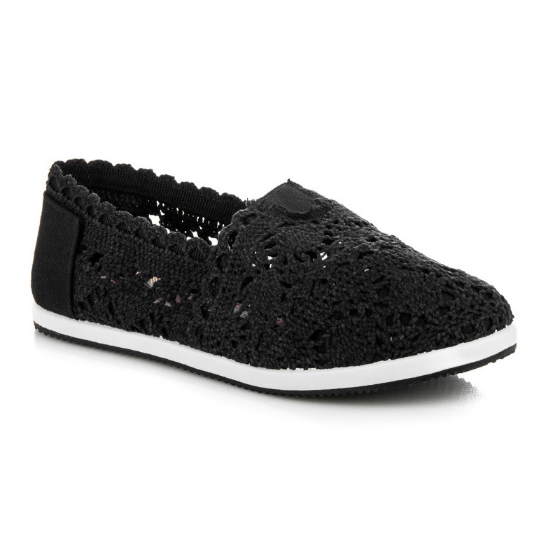 Seastar Slipons in pizzo nero 1