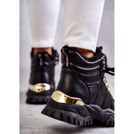 BM Trappers neri isolati Hareshaw da donna nero 1