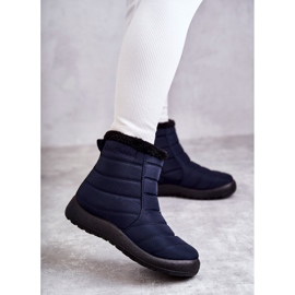 Stivali da neve caldi da donna blu navy Mezyss 1