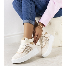 Sneakers beige alla caviglia di Adolis 1