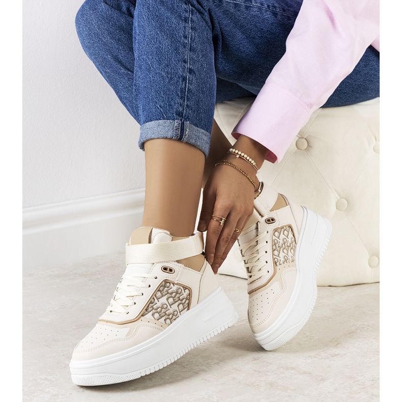 Sneakers beige alla caviglia di Adolis 1