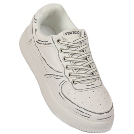 Sneakers basse Vinceza bianche bianco 1