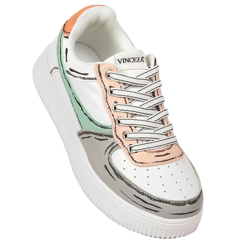 Scarpe sportive basse Vinceza multicolor bianca multicolore 1