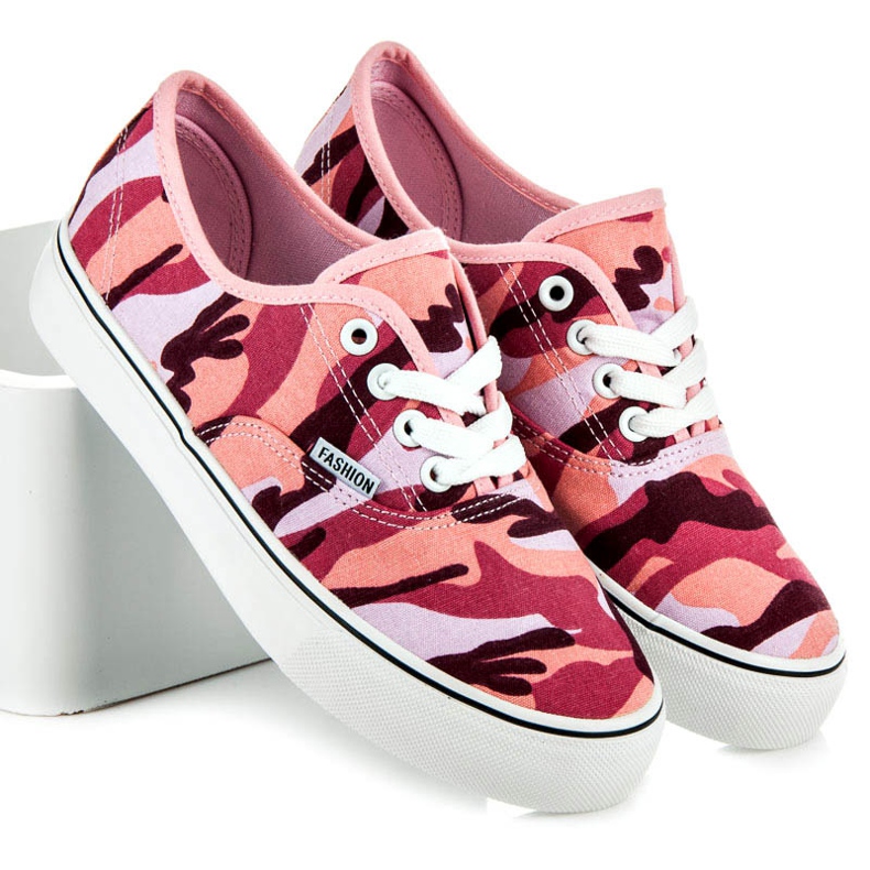 L&H Sneaker con lacci mimetiche multicolore 1