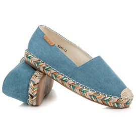 Vices Espadrillas slip-on sulla piattaforma blu 1