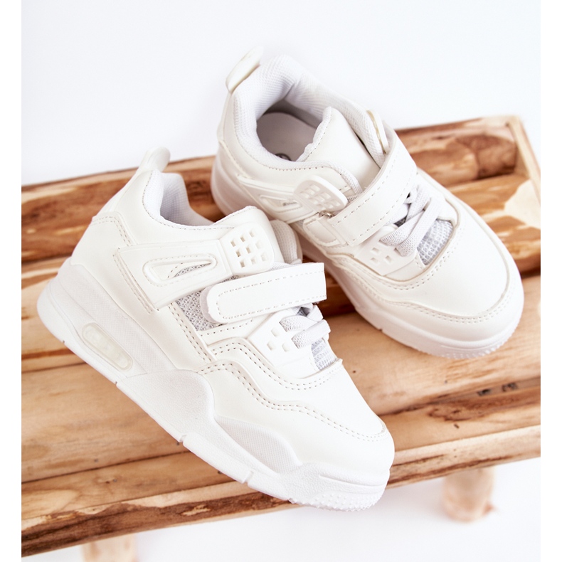 FR1 Scarpe Sportive Bambini in Pelle Bianche Marisa bianco 2