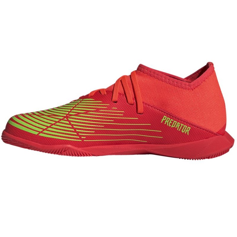 Scarpe da calcio Adidas Predator Edge.3 In Jr GV8510 rosso arance e rossi 1