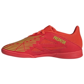 Scarpe da calcio Adidas Predator Edge.4 In Jr GZ6014 rosso arance e rosse 1