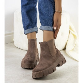 Stivali da donna marrone mooca 1